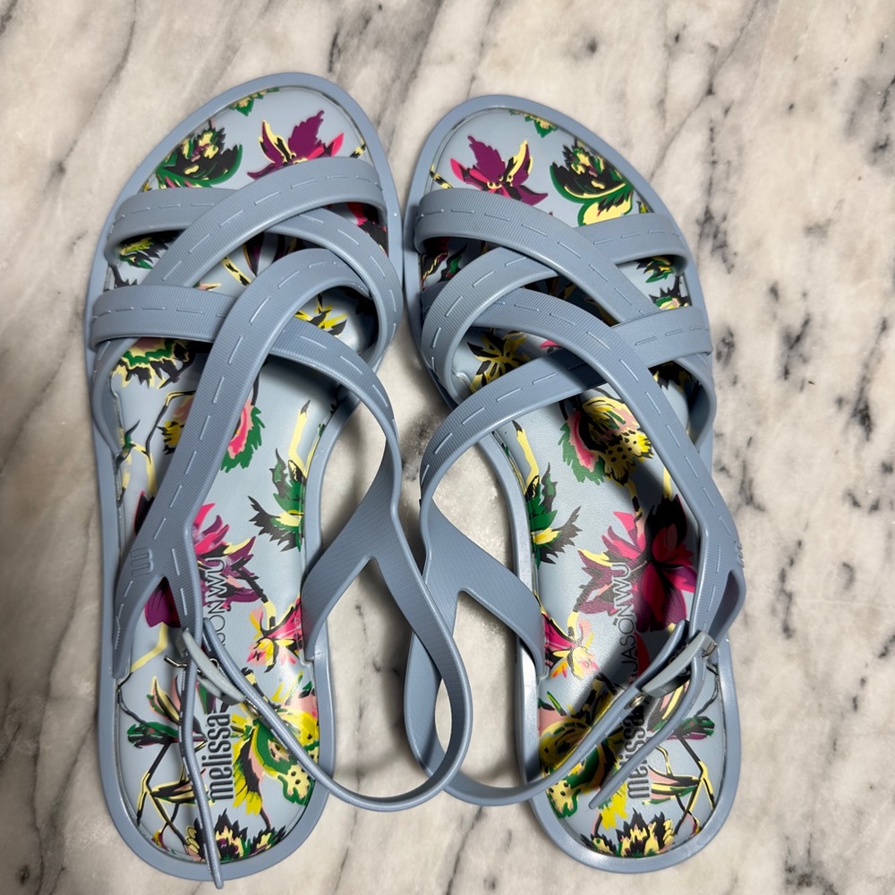 Melissa Light Blue Hailey + Jason Wu Sandals